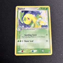 Bayleef Reverse Holo 35/115 ex Unseen Forces 2005 Pokemon Card LP-/MP+ Clean F - Image 1