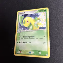Bayleef Reverse Holo 35/115 ex Unseen Forces 2005 Pokemon Card LP-/MP+ Clean F - Image 3