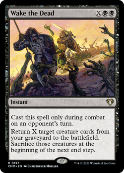 Wake the Dead Commander Masters NM Instant Rare MAGIC GATHERING CARD ABUGames - Image 1