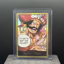 One Piece CCG - Gol.D.Roger GOLD DON!! Card - Carrying On His Will OP-13 English - Image 1