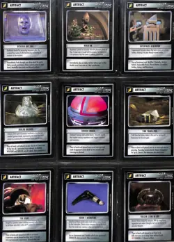 Star Trek CCG 1995 1st Edition Unlimited complete set of 363 Black Border Cards - Image 2