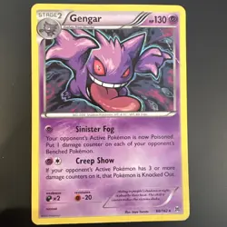 Gengar Non-HOLO 60/162 - Rare Card Pokemon TCG 2015 HP - Image 1