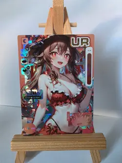 HuTao Genshin Impact | Love Diary UR-08 | Goddess Story Waifu Card - Image 1