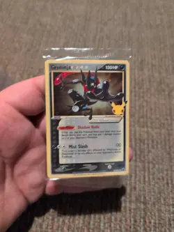 Pokemon Greninja Gold Star SWSH144 Sword & Shield Black Star Promo Card Sealed - Image 1