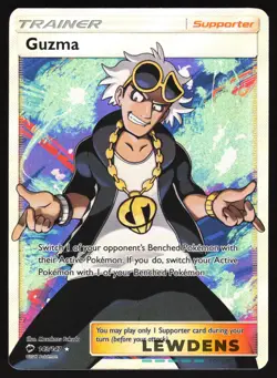 Guzma - 143/147 - Full Art Trainer - Burning Shadows - Pokemon Card - Image 1