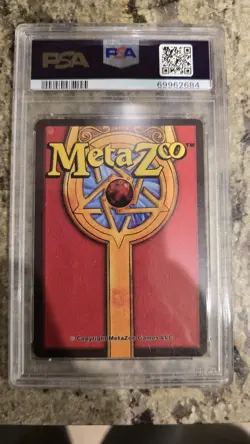 2021 MetaZoo Cryptid Nation Pin Club Series 1 Mothman Holo Promo Card #1 PSA 10 - Image 2