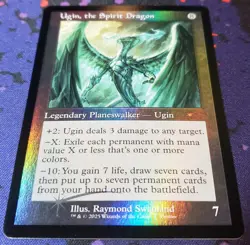 NM Ugin, the Spirit Dragon (Retro Frame) (Foil) MagicFest Cards Promo MTG - Image 4