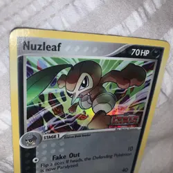 Nuzleaf Pokemon card - 36/108 EX Power Keepers Stamped Holo - Image 5