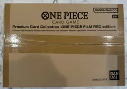 One Piece TCG Premium Card Collection Film Red Edition- ENG Factory Sealed New - Image 1
