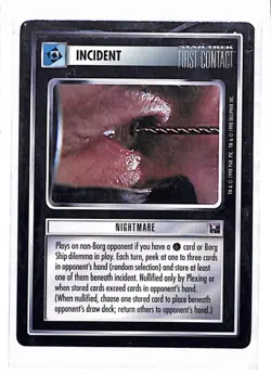 STAR TREK CCG ENHANCED FIRST CONTACT, COMPLETE SET OF 16 CARDS w/ Overlays EX+ - Image 4