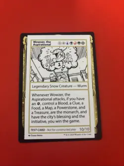 Wowzer, the Aspirational Mystery Booster 2 Playtest Cards Regular - Image 1