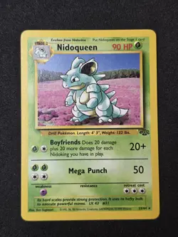 Nidoqueen (23/64) Non Holo Jungle Set Rare Pokemon Card - Image 1