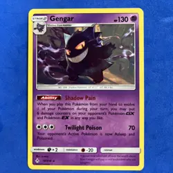 Gengar 70/214 Sun & Moon Regular Rare Unbroken 5 Card Pack - Image 1