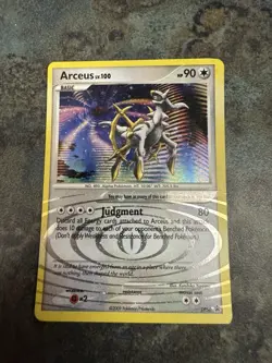 Arceus DP50 Diamond and Pearl Holo AND Entei Promo Card. - Image 1