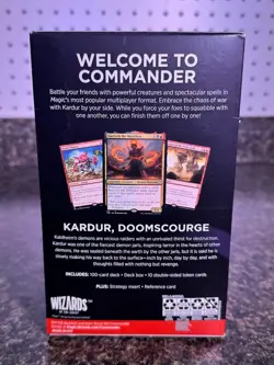 MAGIC: THE GATHERING Starter Commander Deck - Chaos Incarnate (Black-Red) - NEW - Image 4