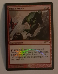 Sneak Attack FOIL LP Judge Promo MTG Magic the Gathering - Image 1