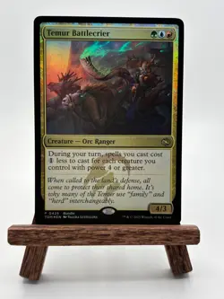 Foil Temur Battlecrier (Promo) - TDM 0425 MTG Magic The Gathering - Image 1