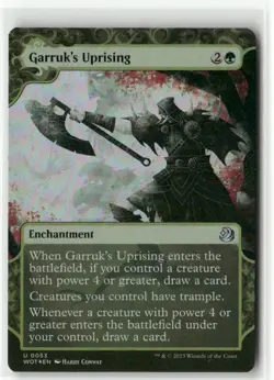 Garruk's Uprising FOIL - Wilds of Eldraine Enchanting Tales MTG NM - Image 1