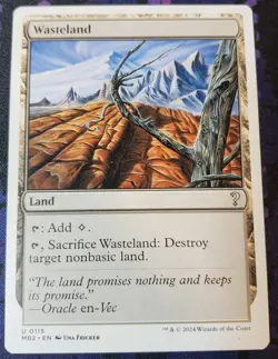Near Mint Wasteland (White Border) Mystery Booster 2 Magic: The Gathering - Image 2