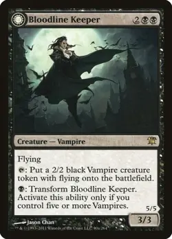 Near Mint Bloodline Keeper (Foil) Innistrad Remastered Magic: The Gathering - Image 1