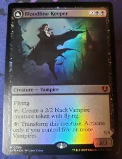 Near Mint Bloodline Keeper (Foil) Innistrad Remastered Magic: The Gathering - Image 3