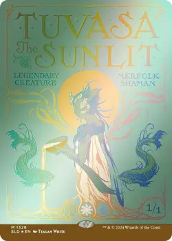 Near Mint Tuvasa the Sunlit (Foil) Secret Lair Drop Series Magic: The Gathering - Image 1