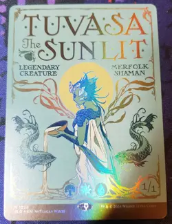 Near Mint Tuvasa the Sunlit (Foil) Secret Lair Drop Series Magic: The Gathering - Image 3