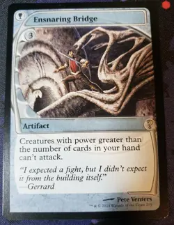 Near Mint Ensnaring Bridge (Future Sight) Mystery Booster 2 Magic: The Gathering - Image 2
