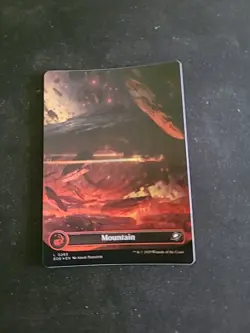 MTG EOE #265 Mountain (Borderless) Edge of Eternities Foil - Image 1