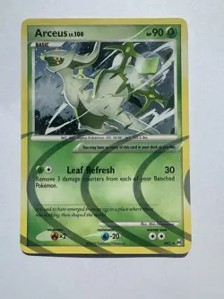 2009 Pokemon Arceus AR2 Platinum Arceus Holo Rare - Image 1
