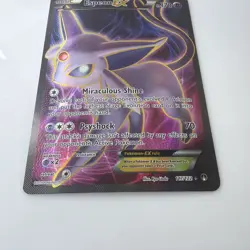 Pokemon Espeon EX Full Art Ultra Rare Holo Breakpoint 117/122 Card - Image 2