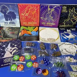 Pokemon Players Guides Lot Of 9 Sword & Shield Scarlet & Violet Plus Dice Extras - Image 1