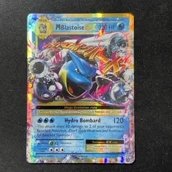 M Blastoise EX 22/108 Evolutions Holo 2016 Pokemon Mega - Image 1