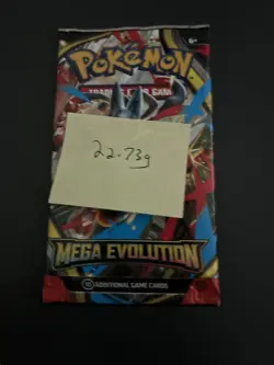(HEAVY) 22.73g Pokemon TCG Mega Evolution Booster Pack (SEALED)✅ - Image 4