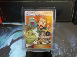 Pokemon TCG - Professor Elm's Lecture (Full Art) 213/214 Sm-Lost Thunder Holo - Image 1