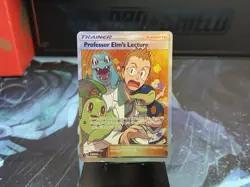 Pokemon TCG - Professor Elm's Lecture (Full Art) 213/214 Sm-Lost Thunder Holo - Image 2