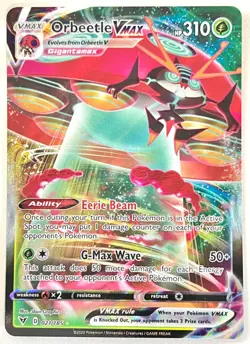 Orbeetle VMax 021/185 Ultra Rare Vivid Voltage Pokemon TCG Pack Fresh Near Mint - Image 1