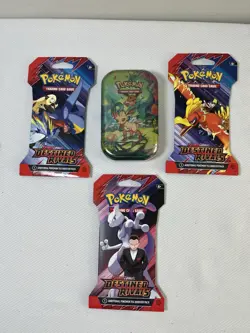 Pokemon TCG Lot - 1X Prismatic Evolutions Mini Tin & 3X DR Single Booster Packs - Image 5