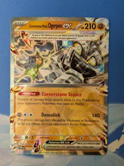 Cornerstone Mask Ogerpon ex 112/167 - Twilight Masquerade - Pokemon TCG NM - Image 1