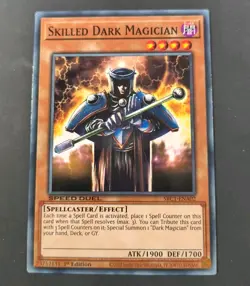 Yu-Gi-Oh! Skilled Dark Magician Common 1st Edition SBC1-ENA02 NM - Image 1