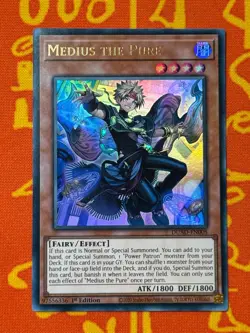 YUGIOH MEDIUS THE PURE ULTRA RARE 1ST EDITION NM DUAD-EN008 - Image 1