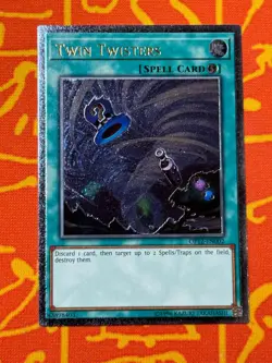 YUGIOH TWIN TWISTERS ULTIMATE RARE NEAR MINT OP12-EN002 - Image 1