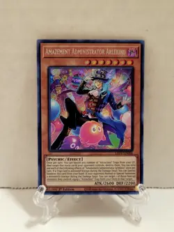 YuGiOh Amazement Administrator Arlekino LIOV-EN006 Secret 1st Edition NM-MINT - Image 1