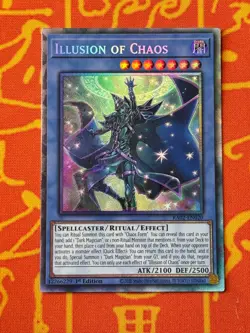 YUGIOH ILLUSION OF CHAOS COLLECTORS RARE NEAR MINT RA02-EN020 - Image 1