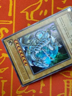 YUGIOH BLUE-EYES WHITE DRAGON ULTRA RARE MODERATE PLAY JMP-001 - Image 4