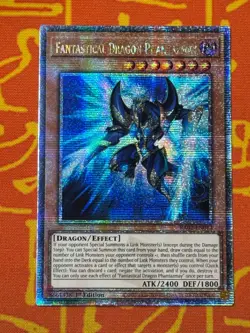YUGIOH FANTASTICAL DRAGON PHANTAZMAY QUARTER CENTURY SECRET RARE RA02-EN013 - Image 1