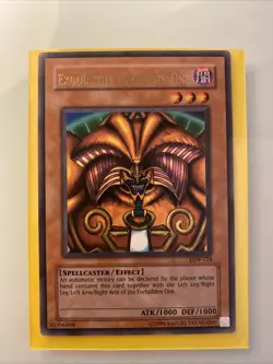 Yugioh Exodia The Forbidden One LOB-120-124 Ultra Rare Original Complete Set! NM - Image 2