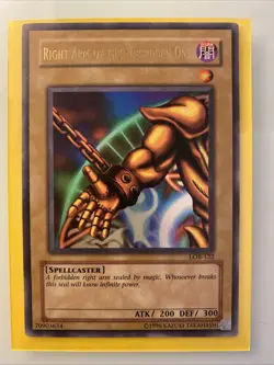 Yugioh Exodia The Forbidden One LOB-120-124 Ultra Rare Original Complete Set! NM - Image 3