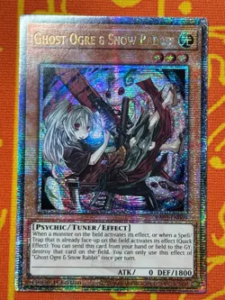 YUGIOH GHOST OGRE & SNOW RABBIT QUARTER CENTURY SECRET RARE 1ST NM RA02-EN009 - Image 1