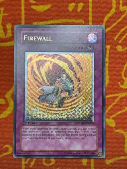 YUGIOH FIREWALL ULTIMATE RARE 1ST NEAR MINT FOTB-EN060 - Image 1
